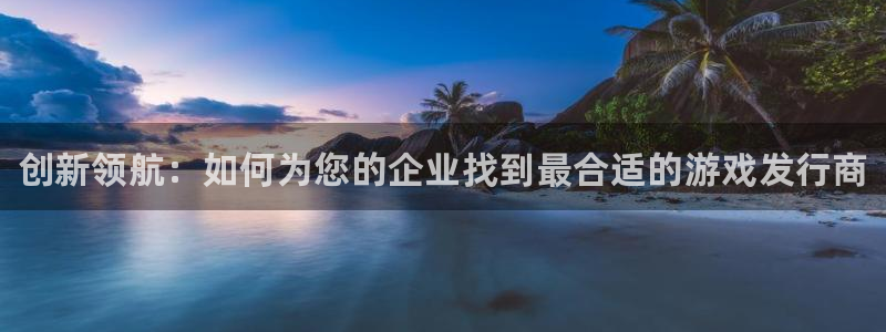 蓝狮在线平台代理条件：创新领航：如何为您的企业找到最合适的游戏发行商